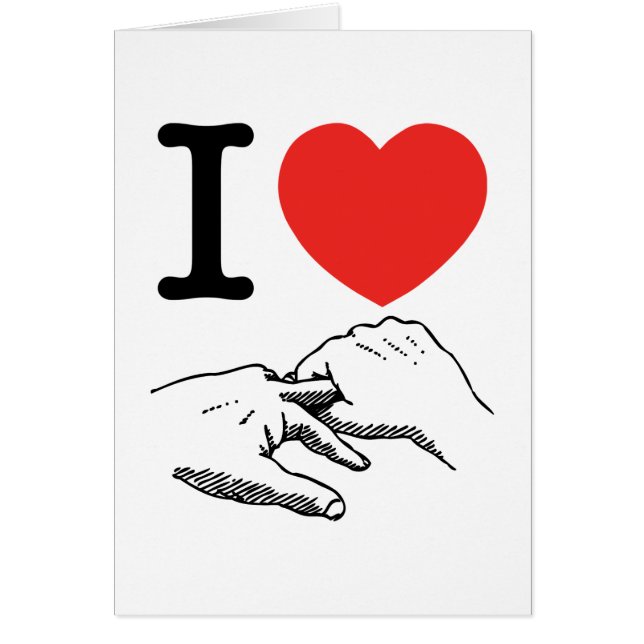 I Heart (Love) Anal Cards (Front)