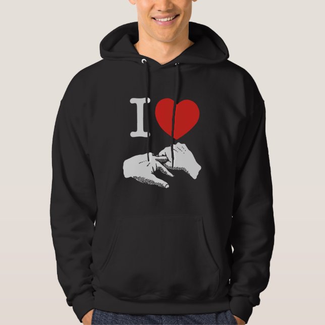 I Heart (Love) Anal Hoodie (Front)