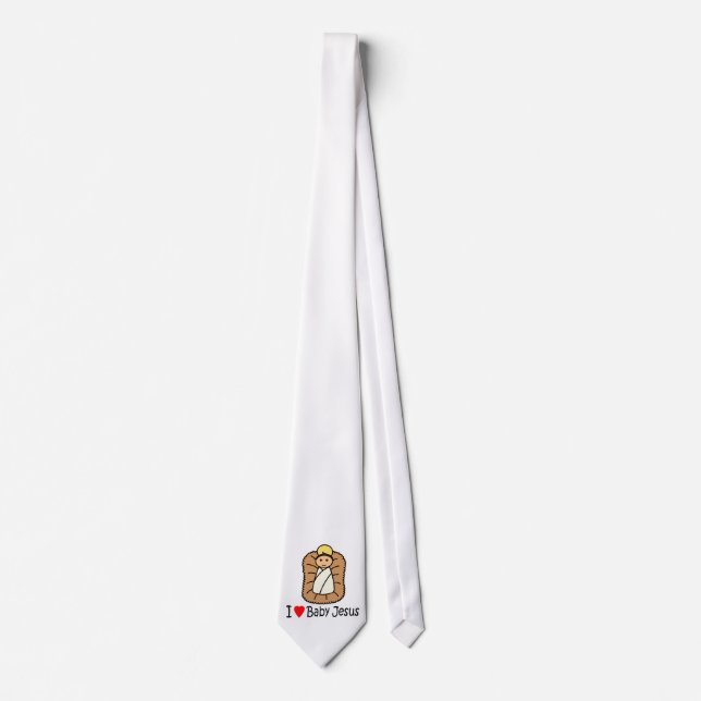 I Heart (Love) Baby Jesus Tie (Front)