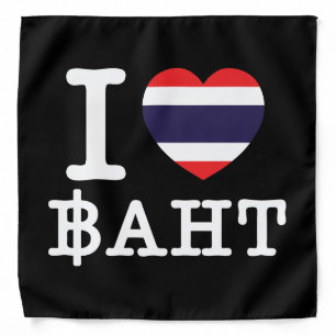 I Heart (Love) Baht Bandana