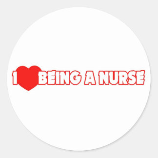 I Love Nurses Stickers | Zazzle