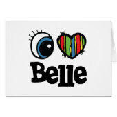 I Heart (Love) Belle (Front Horizontal)