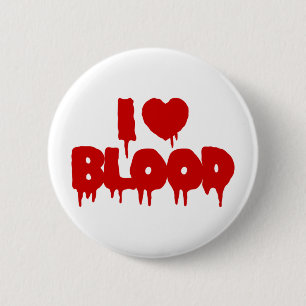 I HEART [LOVE] BLOOD BUTTON