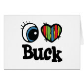 I Heart (Love) Buck (Front Horizontal)