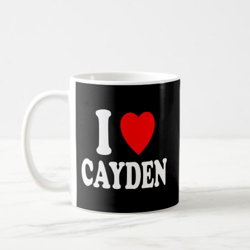 I Heart Love Cayden Spouse Coffee Mug