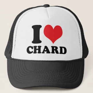I Heart / love chard Trucker Hat