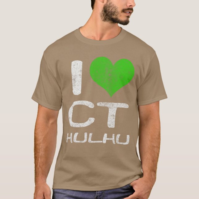 I Heart Love Cthulhu CT Horror Parody Funny friend T-Shirt (Front)