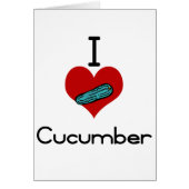 I heart-love cucumber (Front)