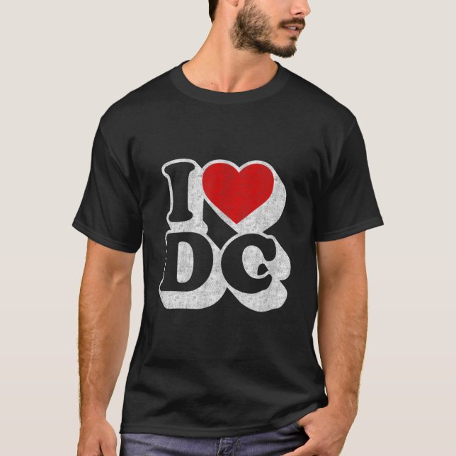 I Heart Love DC Washington DC Tshirt Souvenir Gif (Front)