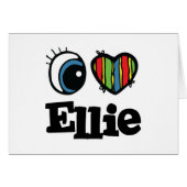 I Heart (Love) Ellie (Front Horizontal)