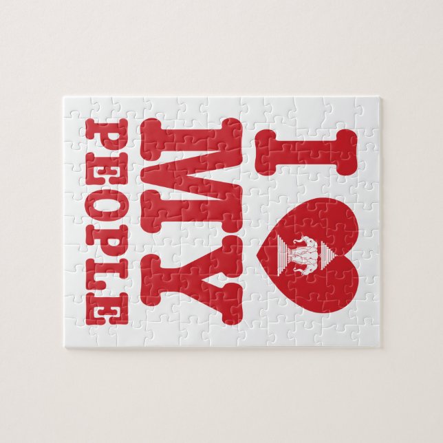 I Heart (Love) Erawan My Lao People Jigsaw Puzzle (Horizontal)