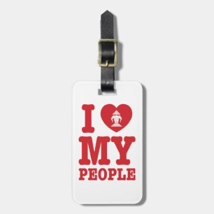 I Heart (Love) Erawan My Lao People Luggage Tag