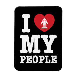 I Heart (Love) Erawan My Lao People Magnet