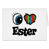 I Heart (Love) Ester (Front Horizontal)