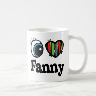 I Heart (Love) Fanny Coffee Mug