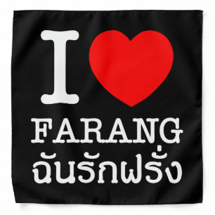 I Heart (Love) Farang Bandana