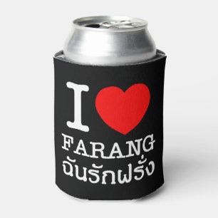 I Heart (Love) Farang Can Cooler