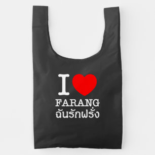 I Heart (Love) Farang Reusable Bag