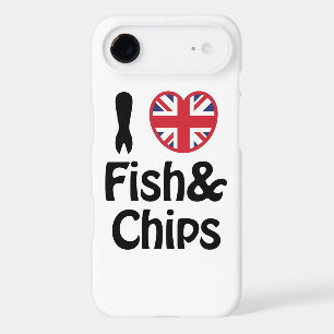 I Heart [Love] Fish & Chips iPhone 17 Air Case