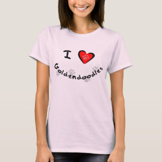 I Heart - Love Goldendoodles T-Shirt