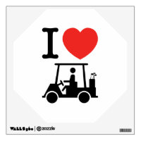 I Heart (Love) Golf Cart
