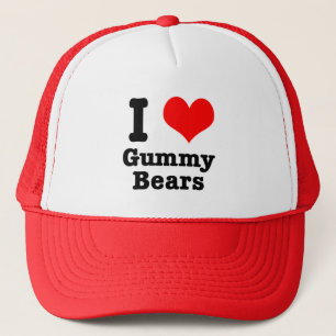 I HEART (LOVE) gummy bears Trucker Hat