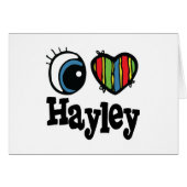I Heart (Love) Hayley (Front Horizontal)