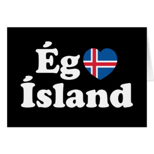I Heart (Love) Iceland [Ég Elska Ísland] Icelandic Cards