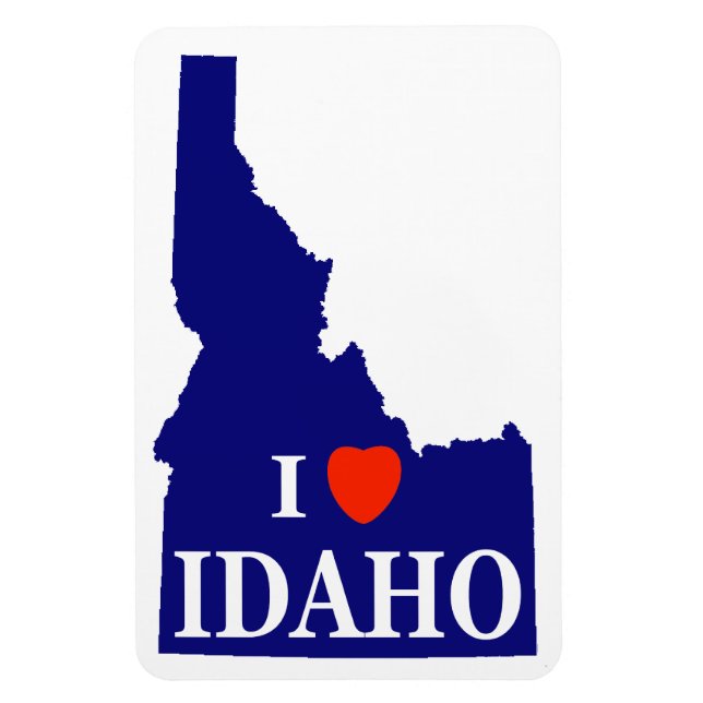 I Heart (Love) Idaho Magnet (Vertical)