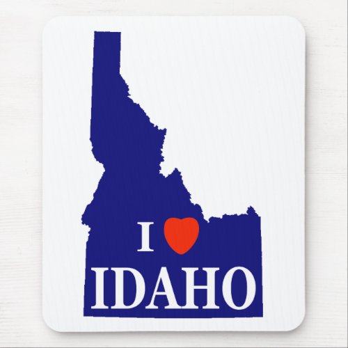 I Heart Love Idaho Mouse Pad