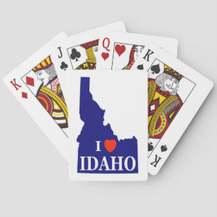 I Heart (Love) Idaho Poker Cards