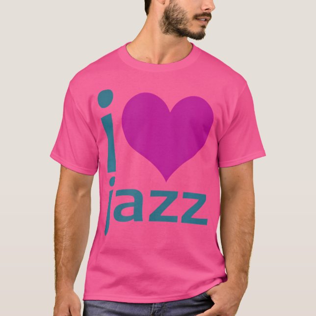 I Heart (Love) Jazz T-Shirt (Front)