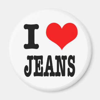 I HEART (LOVE) JEANS MAGNET