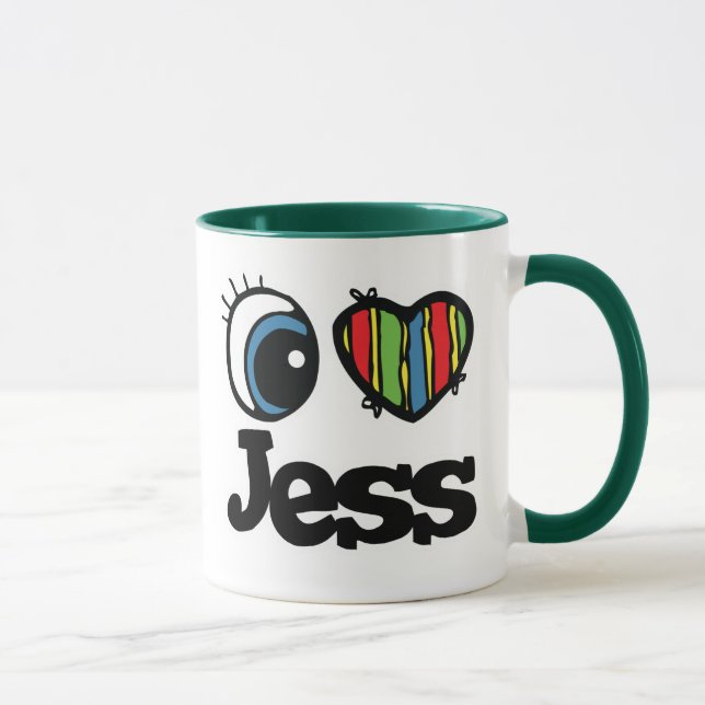 I Heart (Love) Jess Mug (Right)