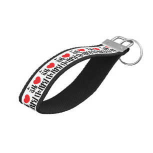 I Heart (Love) Kathoey (Ladyboy) // Thai Language Wrist Keychain