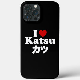 I Heart [Love] Katsu カツ iPhone 13 Pro Max Case