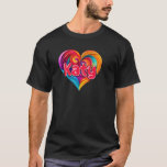 I Heart Love Katy First Name Colorful Named Pullov T-Shirt