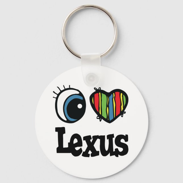 I Heart (Love) Lexus Keychain (Front)