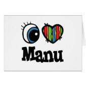 I Heart (Love) Manu (Front Horizontal)
