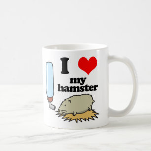 I Heart (Love) My Hamster Coffee Mug