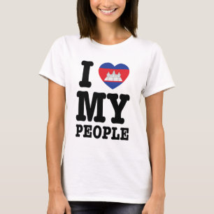 I Heart (Love) My Khmer People T-Shirt