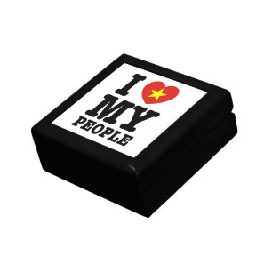 I Heart (Love) My Viet People Jewelry Box