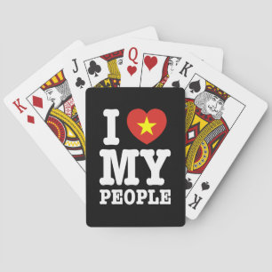 I Heart (Love) My Viet People Poker Cards