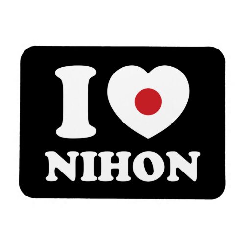 I HEART LOVE NIHON MAGNET