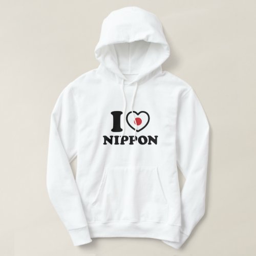 I HEART LOVE NIPPON HOODIE