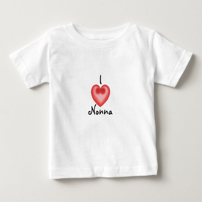 I Heart ( Love ) Nonna Shirt (Front)