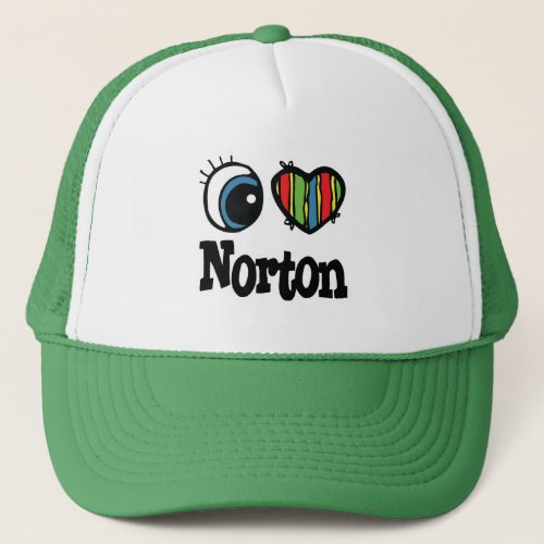 I Heart Love Norton Trucker Hat