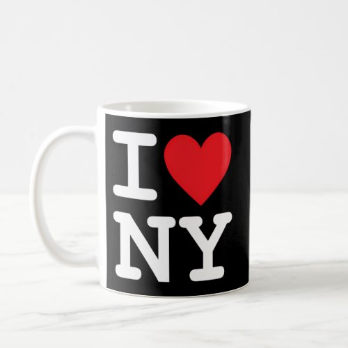 I Heart Love Ny New York City Nyc Font Coffee Mug