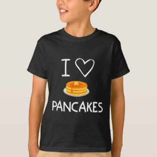 I Heart Love Pancakes, Funny, Jokes, Sarcastic, Fa T-Shirt
