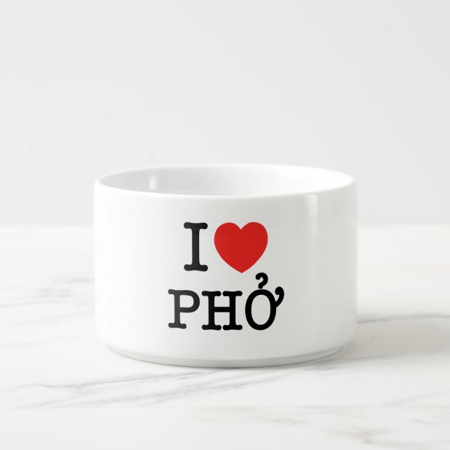 I Heart (Love) Pho Bowl (Center)